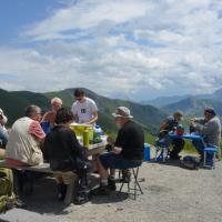 Repas entomos au Col de la croix de Fer