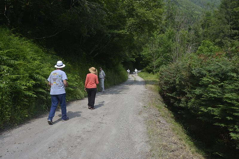 Départ en prospection - Pont du Veyton - Allevard (38)